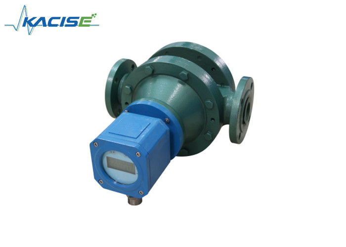 วัสดุเหล็กเหล็กเหล็ก 0.5% ความแม่นยํา Oval Gear Flowmeter สําหรับการวัดน้ํามันเชื้อเพลิง