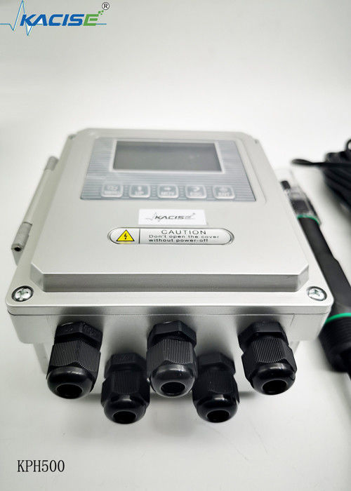 KPH500 PH Sensor เครื่องวิเคราะห์คุณภาพน้ำ 0-14PH ช่วงการวัดการชดเชยอุณหภูมิอัตโนมัติและ 485 การสื่อสาร