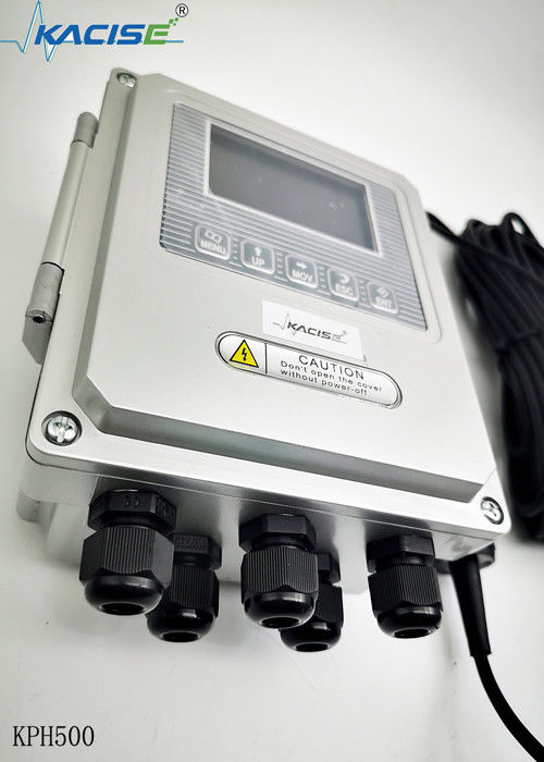 KPH500 PH Sensor เครื่องวิเคราะห์คุณภาพน้ำ 0-14PH ช่วงการวัดการชดเชยอุณหภูมิอัตโนมัติและ 485 การสื่อสาร