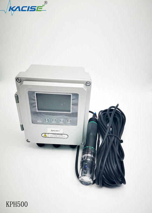 KPH500 PH Sensor เครื่องวิเคราะห์คุณภาพน้ำ 0-14PH ช่วงการวัดการชดเชยอุณหภูมิอัตโนมัติและ 485 การสื่อสาร