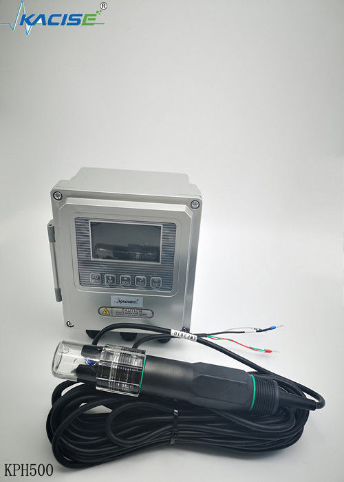 KPH500 PH Sensor เครื่องวิเคราะห์คุณภาพน้ำ 0-14PH ช่วงการวัดการชดเชยอุณหภูมิอัตโนมัติและ 485 การสื่อสาร