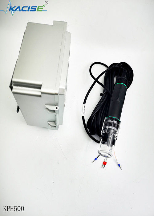 KPH500 PH Sensor เครื่องวิเคราะห์คุณภาพน้ำ 0-14PH ช่วงการวัดการชดเชยอุณหภูมิอัตโนมัติและ 485 การสื่อสาร