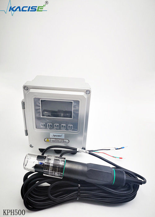 KPH500 PH Sensor เครื่องวิเคราะห์คุณภาพน้ำ 0-14PH ช่วงการวัดการชดเชยอุณหภูมิอัตโนมัติและ 485 การสื่อสาร