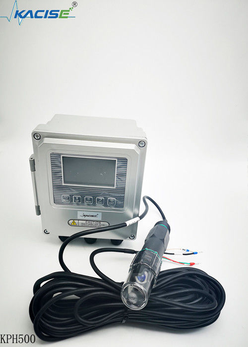 KPH500 PH Sensor เครื่องวิเคราะห์คุณภาพน้ำ 0-14PH ช่วงการวัดการชดเชยอุณหภูมิอัตโนมัติและ 485 การสื่อสาร