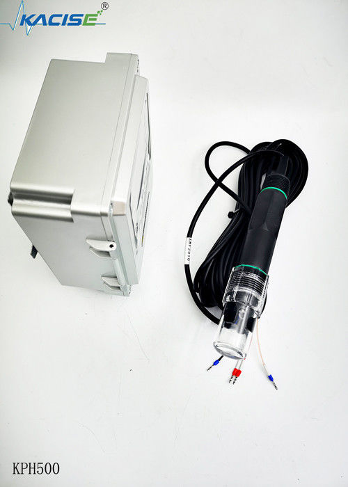 KPH500 PH Sensor เครื่องวิเคราะห์คุณภาพน้ำ 0-14PH ช่วงการวัดการชดเชยอุณหภูมิอัตโนมัติและ 485 การสื่อสาร