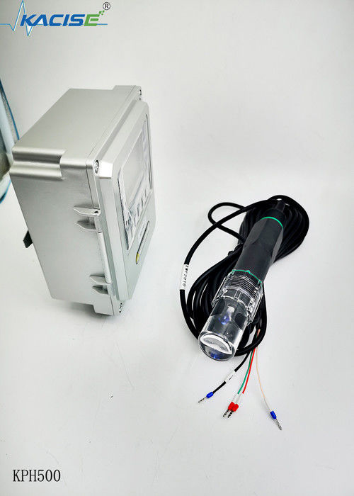 KPH500 PH Sensor เครื่องวิเคราะห์คุณภาพน้ำ 0-14PH ช่วงการวัดการชดเชยอุณหภูมิอัตโนมัติและ 485 การสื่อสาร