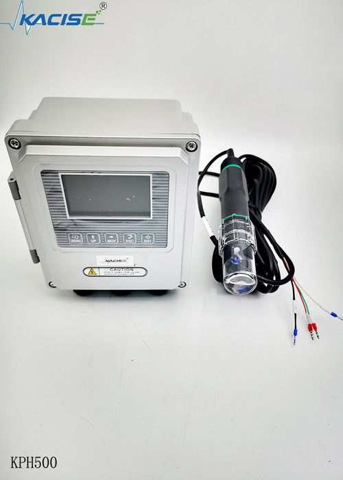 KPH500 PH Sensor เครื่องวิเคราะห์คุณภาพน้ำ 0-14PH ช่วงการวัดการชดเชยอุณหภูมิอัตโนมัติและ 485 การสื่อสาร