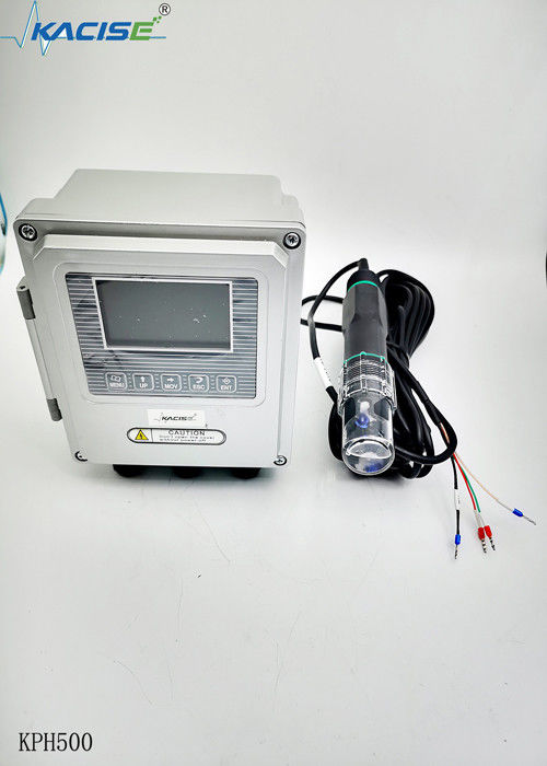 KPH500 PH Sensor เครื่องวิเคราะห์คุณภาพน้ำ 0-14PH ช่วงการวัดการชดเชยอุณหภูมิอัตโนมัติและ 485 การสื่อสาร