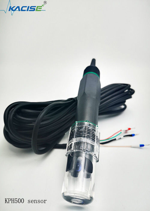 KPH500 PH Sensor เครื่องวิเคราะห์คุณภาพน้ำ 0-14PH ช่วงการวัดการชดเชยอุณหภูมิอัตโนมัติและ 485 การสื่อสาร
