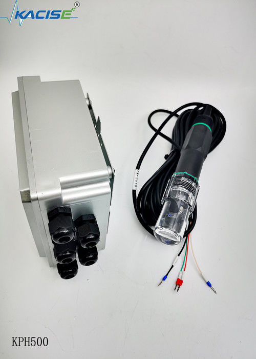 KPH500 PH Sensor เครื่องวิเคราะห์คุณภาพน้ำ 0-14PH ช่วงการวัดการชดเชยอุณหภูมิอัตโนมัติและ 485 การสื่อสาร