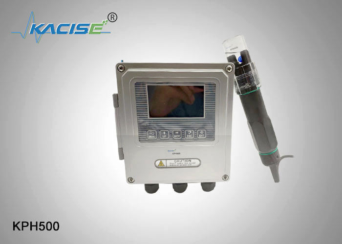 IP65 KPH500 เครื่องตรวจจับคุณภาพน้ํา PH อิเล็กทรอนิกส์ที่มีการสื่อสาร 485 และช่วงวัด 0-14PH สําหรับน้ําทะเล