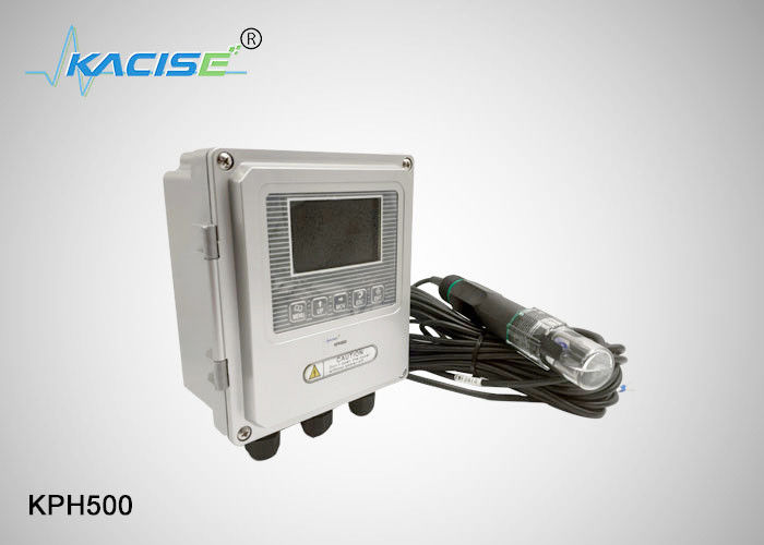 IP65 KPH500 เครื่องตรวจจับคุณภาพน้ํา PH อิเล็กทรอนิกส์ที่มีการสื่อสาร 485 และช่วงวัด 0-14PH สําหรับน้ําทะเล