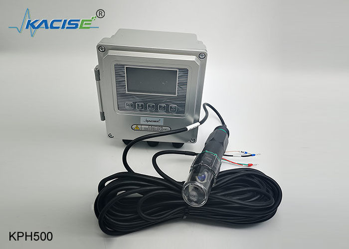 IP68 การคุ้มครองเซ็นเซอร์ PH พร้อมค่าตอบแทนอุณหภูมิอัตโนมัติสําหรับการติดตามคุณภาพน้ําทะเล (0-60 °C)